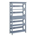 thumbnail image 4 of Convenience Concepts Omega 5 Tier Bookcase with Drawer, Gray, 4 of 5