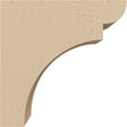 thumbnail image 3 of 2"W x 4"D x 4"H Classic Yorktown Rough Cedar Woodgrain TimberThane Corbel, Primed Tan, 3 of 6