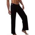 thumbnail image 1 of Men Yoga Pants Low Waist Drawstring Straight Loose Thin Sports Comfortable Elastic Waist Plus Size Men Sports Trousers Men Clothing-2025, 1 of 5