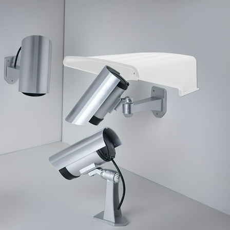 Moluckfu Outdoor Camera Cover Shield Harsh Weather Conditions 1Pcs White Plastic