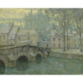 thumbnail image 3 of Henri Le Sidaner 18x15 Black Modern Framed Museum Art Print Titled - Snow, Chartres (1918), 3 of 5