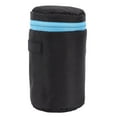 thumbnail image 2 of Camera Lens Protective Pouch Neoprene Waterproof Lens Case Bag with Zipper for DSLR Camera M, 2 of 14
