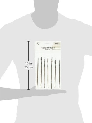 7 PC. SE DD3077 Spatula and Carver Set Double Ended Stainless Steel 