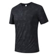 thumbnail image 4 of Leey-World T Shirt for Men Mens Bamboo Viscose T Shirt Ultra Soft Plain Tshirts for Men Cooling Crew Neck Casual Basic Tee Shirt Undershirt(Black,M), 4 of 7