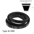 thumbnail image 2 of Uxcell B1000 V Belts Drive Belt 1000mm Inner Girth Rubber for Power Transmission 2 Pack, 2 of 6