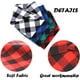 thumbnail image 2 of 4 pañuelos para perros a cuadros, bufanda triangular reversible para mascotas para niños y niñas, tela duradera de primera calidad, pañuelo para perros pequeños, medianos, grandes y extra grandes,, 2 of 5
