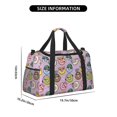 thumbnail image 3 of Kdxio Cute Donuts Travel Duffel Bag Gym Bag Weekender Travel Bag Gym Bag for Women &Men Airplane Travel Essentials for Flying, 3 of 7