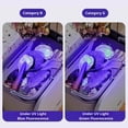 thumbnail image 4 of UV Flashlight, 365NM UV Flashlights with Black Mirror Filter Lens, USB Rechargeable Portable Mini Detector for Pet Urine, Stain Identification, Currency Authentication and Resin Curing, 4 of 7