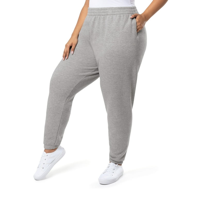 Terra & Sky Women's Plus Size Fleece Sweatpants, Sizes 0X-4X 