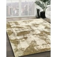 thumbnail image 3 of Ahgly Company Machine Washable Indoor Rectangle Abstract Brass Green Area Rugs, 5' x 7', 3 of 7