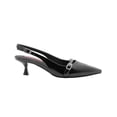 thumbnail image 4 of Zapatilla Tacon Aguja Salamandra® Charol Negro Con Broche negro 22, 4 of 7