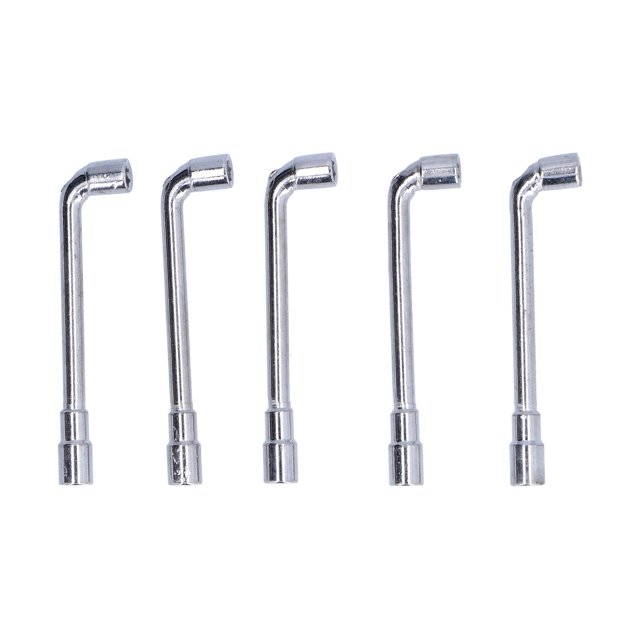 Llave de tubo en L, 5 piezas Llave de tubo hexagonal en ángulo con forma de L Llave de tubo hexagonal con forma de L Integración perfecta