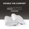 thumbnail image 3 of Tempur-Pedic Neck™ + Cooling Pillow, Standard - Small Profile - 2-Pack, 3 of 20