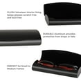 thumbnail image 6 of Aluminum Eyeglass Case Hard Shell For Small to Medium Frames In Black, 6 of 10