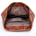 thumbnail image 4 of PRIYAL Fashion PU Leather Backpack Purse for Men Women Travel Backpack Bag with Ladies Shoulder Handbags Casual Daypack, 4 of 7