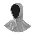 thumbnail image 1 of Toalla con capucha para cuello y rostro para entrenamiento, para hombres y mujeres, fitness al aire libre. Gris, 1 of 8