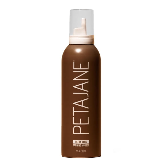 Mousse bronceadora Peta Jane Ultra Dark, 200 ml, vegana y libre de crueldad animal