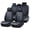 Black, variant on for LAND ROVER RANGE ROVER VELAR 2018-2026 Car Seat Cover, Waterproof PU Leather 5 Seats Full Set Non-slip Beautify Interior, Black Car Seat Covers, Protect Car Seats