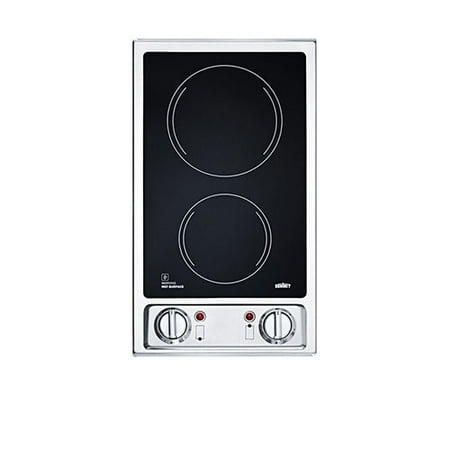 Summit Brands Cr2b120 Built In 2 Burner Electric Cooktop