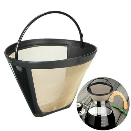 

Cone Coffee Filter Reusable Filter Mesh With Handle Coffee Maker Tea Tool