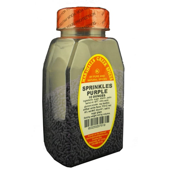 Marshalls Creek Spices SPRINKLES PURPLE 10 ounce