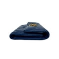 thumbnail image 5 of Pre-Owned CHANEL Matelasse Coco Mark Lambskin Bifold Wallet, Blue, 28640 (Good), 5 of 10