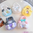thumbnail image 4 of Sanrio Bolso De Hombro Japonés De Dibujos Animados Crossbody Bag Kuromi Monedero Chica Corazón Canela Perro Bolsa De Felpa Lindo Todo Combinado Femenino, 4 of 4