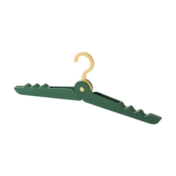 Btomtd Clothes Hanger Foldable Hanger Portable Multifunctional Change Travel Home Hanger Space Saving Organizer