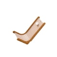 thumbnail image 1 of ZLight Cat Scratch Post Lounge Bed L Scratcher Felt Gifts Wood Cardboard Pad orange beige 30x33x60cm, 1 of 6