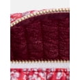 thumbnail image 4 of Scenario Women's Zip Pouch with Fringe Tassel, Red Print, 4 of 5