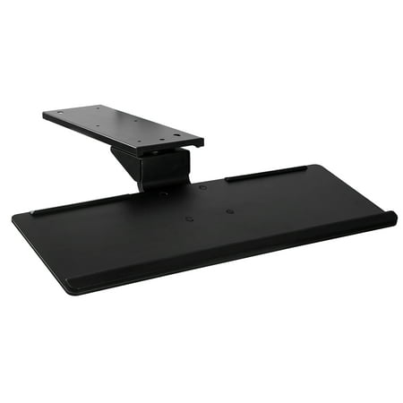 Mount-It! - Ergonomic Under-Desk Keyboard Tray - Slate Black