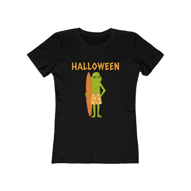Monster Surfer Funny Halloween T Shirts for Women Halloween Shirts for  Women Halloween Tops for Women 