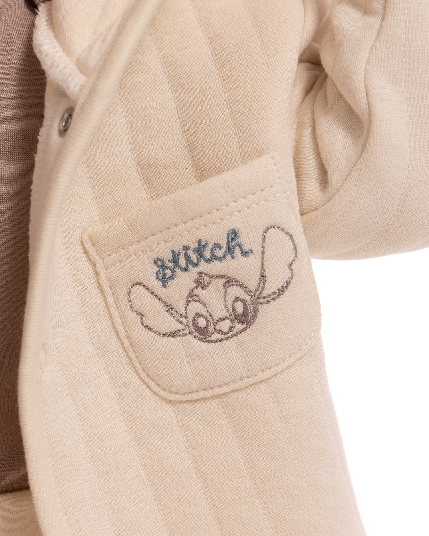 Disney Baby Wishes + Dreams Stitch Hooded Cardigan, Bodysuit and Pants Set, 3-Piece, Sizes 0/3M-18M
