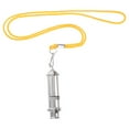 thumbnail image 1 of Stainless Steel Dog Whistles For Training Outdoor Survival Whistle Ideal For Hiking, Camping And Emergency Use Silver, 1 of 9