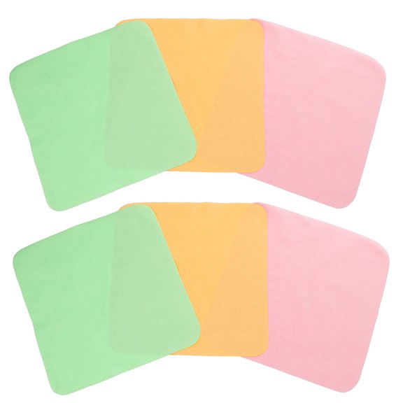 ETEREAUTY 10Pcs Reusable Grey Cleaning Cloth for Musical Instruments Quick Dust and Stain Removal