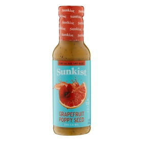 Sunkist Gluten-Free, Grapefruit Poppy Seed Salad Dressing, 12 oz