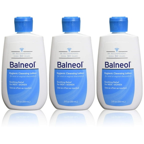 Balneol Hygienic Cleansing Lotion, 3 oz. (Pack of 3)