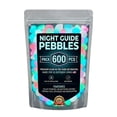 thumbnail image 1 of 2026 Colorful Glow In The Dark Garden Stones Night Luminous Pebbles Rainbow Glow In The Dark Stepping Rocks Outdoor Landscaping Decor Glowing Stones Fish Tank Aquarium Decora, 1 of 9