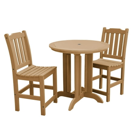 highwood® Eco-Friendly Lehigh 3pc Round Counter Dining Set
