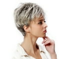 thumbnail image 6 of Wig Fashion Straight Wig Full Short Women's Hairpiece for Style and All-Day Comfort, 6 of 8