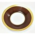 thumbnail image 3 of Haviland Limoges Laque De Chine Gold Rim - Chocolat Demitasse Saucer, 4 3/4" D, 3 of 5
