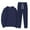 Blue, variant on women outfits,2 piece outfits for women,casual outfits for women,Sports Jacket Sweatshirt Trousers Round Neck Suit Features:,two piece sets for women,2 piece sets for women fall Wine XL