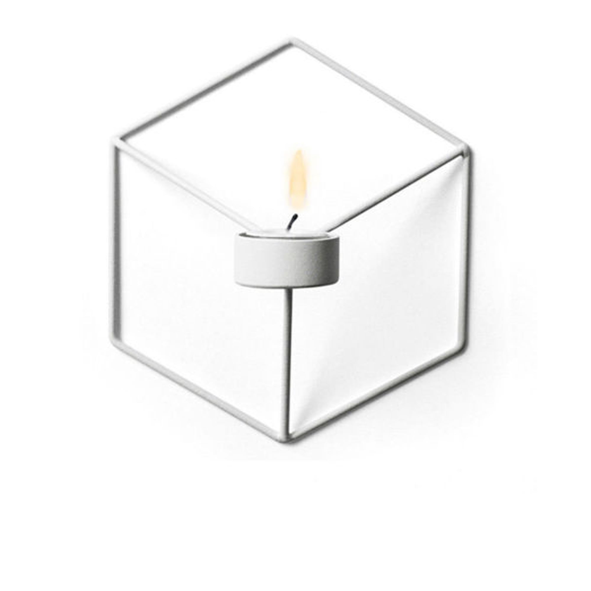 1Pcs 3D Geometric Candlestick Wall Candle Holder Sconce Tealight Home Decoration 