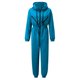 thumbnail image 3 of Gibobby pantalones siameses color liso Sudadera con capucha informal de cintura delgada de manga larga para niña, chaqueta con cordón y cremallera, ropa de abrigo, chándal de (Azul， M), 3 of 5