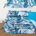 thumbnail image 5 of YDFCWXW Girls Swimsuit 4 Piece Bathing Suits Cute Bow Tropical Floral Bikini Tankini Sets with Cover Ups Beach Skirt for 8-12 Years (Dark Blue, 10-11 Years), 5 of 6