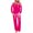Hot Pink, variant on Nrmvnmi Pajamas Sets For Women Graphic Prints Sleepwear Sets Fold Crew Neck Long Sleeved Pullover Tops And Elastic Waist Long Pants With Pocket Comfortable Fall Loungewear Sets