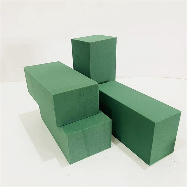 6 Pieces Floral Foam Blocks, Happon Wet Foam Green Bricks for Fresh Flower  and Artificial Flowers 