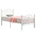 thumbnail image 3 of VECELO Twin Metal Bed Frame with Headboard & Footboard, Box Spring Replacement, Heavy Duty & Quick Assembly, White, 3 of 7