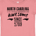 thumbnail image 4 of Inktastic North Carolina Awesome Since 1789 Boys or Girls Baby T-Shirt, 4 of 5