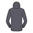 thumbnail image 4 of Dresfit Womens Lightweight Rain Jacket Zip Up Waterproof Raincoat with Hood Full Zip Breathable Climbing Sweaters Hooded Sun Protection Windbreaker for Ladies Gray L, 4 of 5